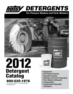 DETERGENTS