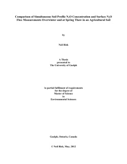 Comparison of Simultaneous Soil Profile N2O