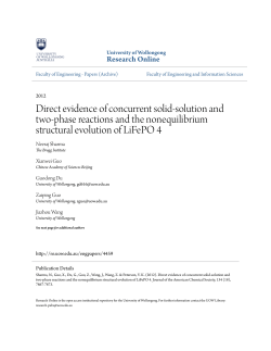 Direct evidence of concurrent solid-solution and