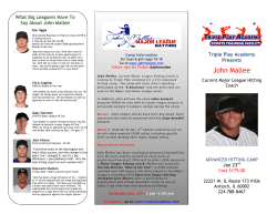 Hit Away @ Triple Play 2016 camp