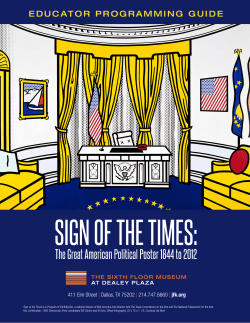 EDUCATOR PROGRAMMING GUIDE