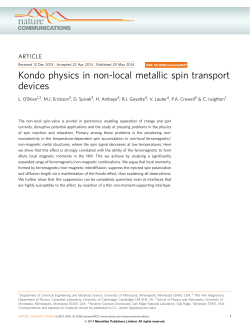 Kondo physics in non-local metallic spin transport