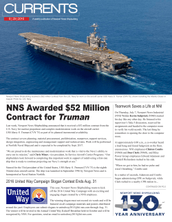 NNS Awarded $52 Million Contract for Truman