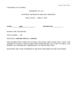 answers - Web.UVic.ca - University of Victoria