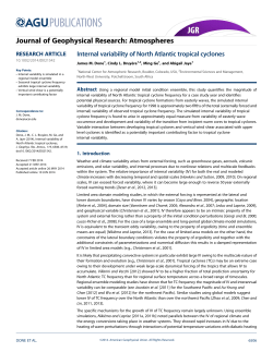 Internal variability of North Atlantic tropical cyclones