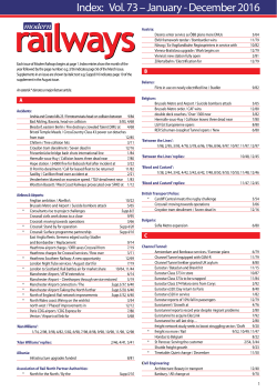 Index: Vol. 73 – January - December 2016