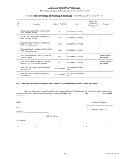 13) Labour Charge of Painting