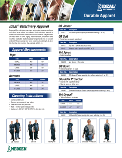 Durable Apparel - Neogen Animal Safety