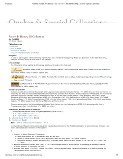 Robert B. Haines, III Collection