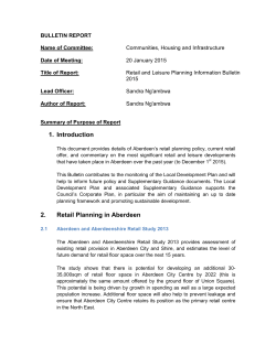 bulletin report - Aberdeen City Council