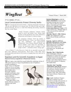 WingBeat - Burroughs Audubon Society