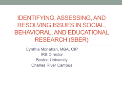 Identifying, Assessing, and Resolving Issues in Greater than minimal