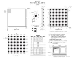 BGA Package 144-Lead (12mm &times; 12mm &times; 1.29mm) Reference LTC