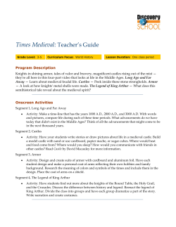 Teacher`s Guide Times Medieval
