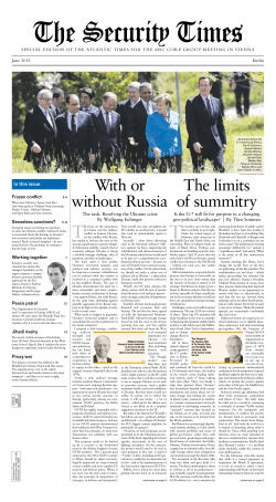 The limits of summitry With or without Russia