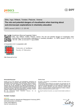 The role and potential dangers of visualisation when learning about