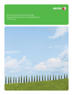 Environmental Sustainability, Health And Safety Report 2009