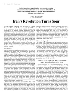 Iran`s Revolution Turns Sour