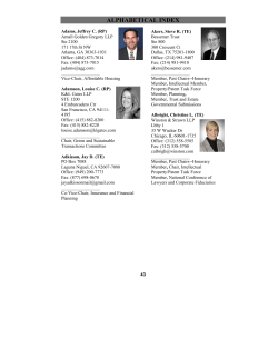 Directory - American Bar Association