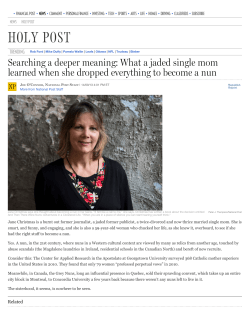 Searching a deeper meaning