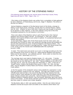 history of the stephens family