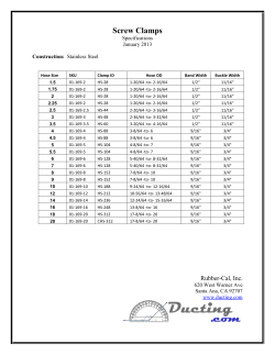 Screw Clamps - Ducting.com