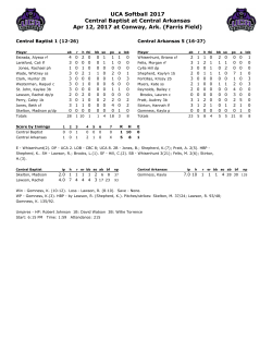 stats - Central Baptist College