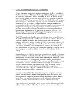 4.9 Coastal Hazard Mitigation and Sea Level