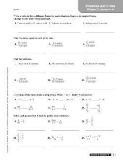 Practice Activities - St. Mary