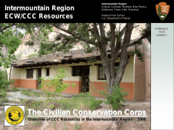 The Civilian Conservation Corps