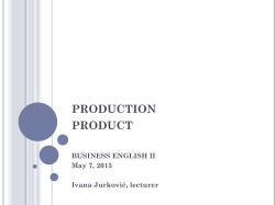 production product quality