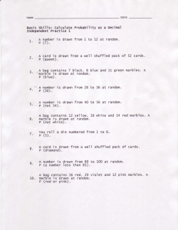 Basic Probability Wkst