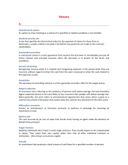 Glossary A