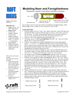 Modeling Near and Farsightedness