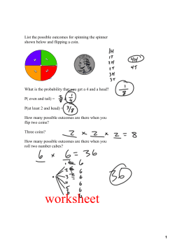 March 23 Experimental and Theoretical Probability