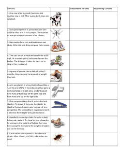 Scenario Independent Variable Responding Variable 1. One cow is