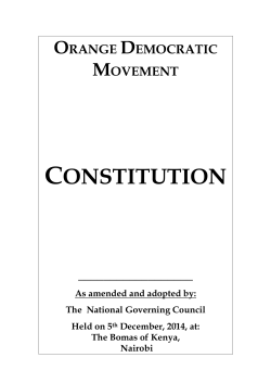 Party Constitution