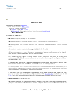 False Claims Act - Federal Construction Contracting Blog