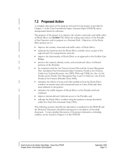 7.2 Proposed Action