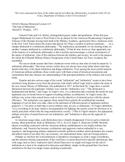 15, The End of Militarism., Russell E. Weigley, 1972