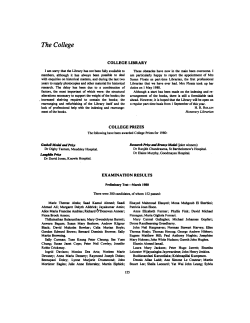 The College