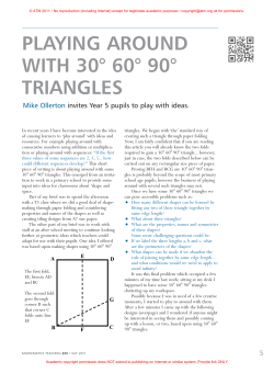 Mathematics Teaching 223 - July 2011