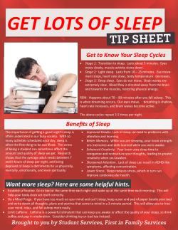 Get to Know Your Sleep Cycles Benefits of Sleep