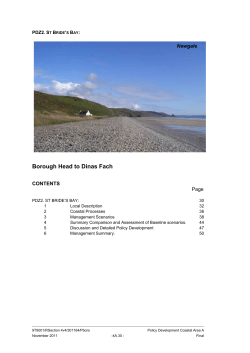Extract Shoreline Management Plan
