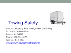Towing Safety - Auburn University