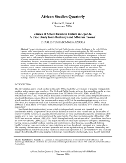 African Studies Quarterly