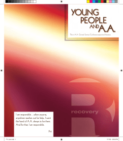 Young People and AA - Alcoholics Anonymous South Africa