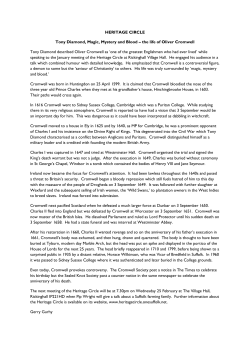 Magic, Mystery and Blood &ndash; the life of Oliver Cromwell