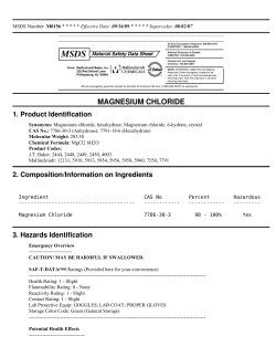 magnesium chloride