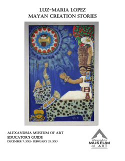 Luz-Maria Lopez Mayan Creation Stories